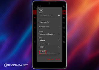 Passo 08 - Como mudar o DNS no Android. Fonte: Vitor Valeri