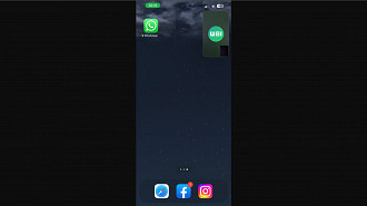 Modo picture-in-picture em chamadas do WhatsApp para iOS. Fonte WABetaInfo