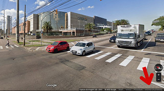 Como desfocar a imagem no Google Maps.