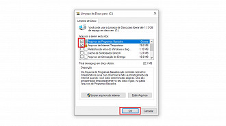 Passo 02 e 03 - Utilizando a Limpeza de Disco para excluir os arquivos temporários - Principais métodos para excluir arquivos temporários no Windows. Fonte: Vitor Valeri