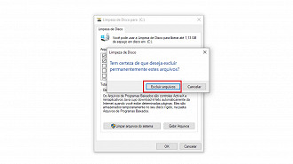 Passo 04 - Utilizando a Limpeza de Disco para excluir os arquivos temporários - Principais métodos para excluir arquivos temporários no Windows. Fonte: Vitor Valeri