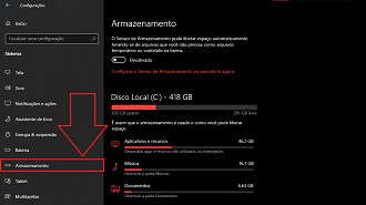 Passo 03 - Excluindo os arquivos temporários através do app Configurações do Windows - Principais métodos para excluir arquivos temporários no Windows. Fonte: Vitor Valeri