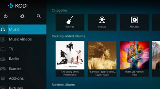 Kodi - Os melhores players de vídeo para Windows 10 e Windows 11. Fonte: Kodi