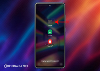 Desligar o Galaxy S20 FE Desligar