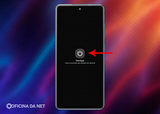 Desligar o Galaxy S20 FE desligando