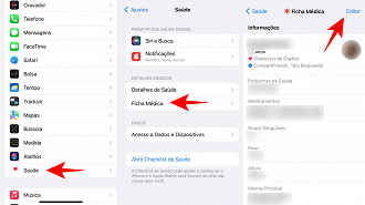 Como completar a sua ficha técnica no iPhone.