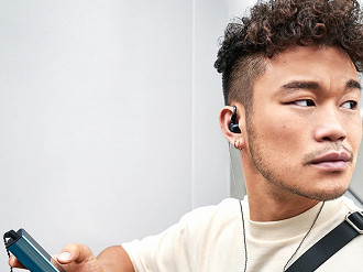 Fone de ouvido in-ear Sennheiser IE 200 ganha cabo maleável e leve. Fonte: Sennheiser