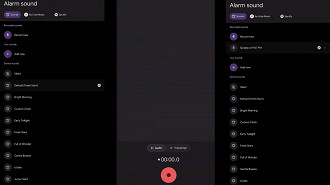 Google Relógio (Clock) ganha recurso de gravação de toques próprios. Fonte: Mishaal Rahman