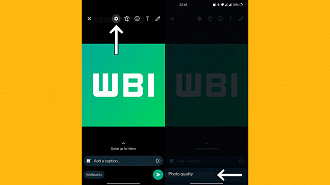 WhatsApp com qualidade de foto