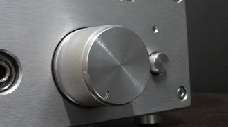 Knob de volume do amplificador Woo Audio WA3. Fonte: Vitor Valeri