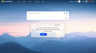 ChatGPT chegando no Bing da Microsoft. Fonte: Twitter