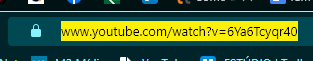 URL do vídeo no Youtube sem alterações