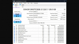 Verifique o SMART no CrystalDiskInfo - Maneiras de verificar a saúde do SSD no Windows 10 e no Windows 11.