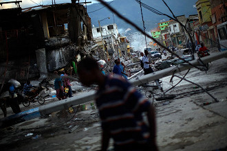 Terremoto que destruiu o Haiti em 2010. Fonte. NPR