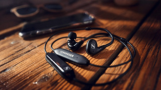 Fone de ouvido in-ear Sennheiser IE 100 Pro Wireless. Fonte: Sennheiser