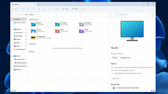 Nova grande atualização do Explorador de Arquivos (File Explorer) no Windows 11 é provocada pela Microsoft. Fonte: Microsoft
