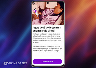 Passo 03 - Criando um cartão virtual no aplicativo Nubank. Fonte: Vitor Valeri