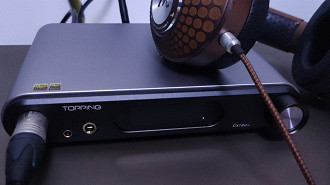 DAC/amp de mesa Topping DX7 Pro+. Fonte: Topping (Facebook)