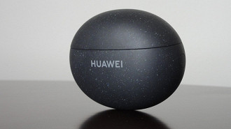 Case de carregamento do Huawei FreeBuds 5i. Fonte: Vitor Valeri