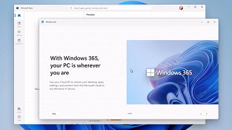 Microsoft lança oficialmente a assinatura do Windows 365. Fonte: Microsoft
