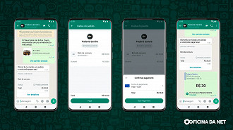 WhatsApp com cartões de crédito no Brasil