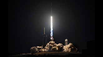 Decolagem do Cre-6, da SpaceX, rumo à Estação Espacial Internacional (Jim Watson/AFP)