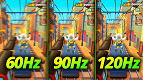 Qual a diferença entre telas de 60Hz, 90Hz e 120Hz nos celulares? Qual a diferença entre telas de 60Hz, 90Hz e 120Hz nos celulares?
