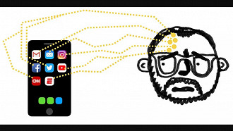Alternativa para não se distrair com as notificações do celular. Fonte: Medium (Jake Knapp) Alternativa para não se distrair com as notificações do celular. Fonte: Medium (Jake Knapp)