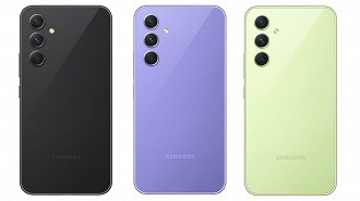Galaxy A54 5G em outras cores (Crédito: Samsung/Reprodução)