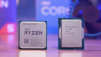 Ryzen 5 5600 e Intel Core i5-12400F. Fonte: Techspot
