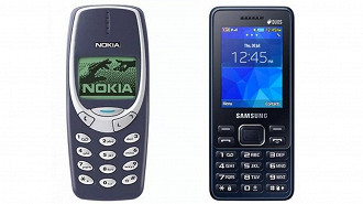 Nokia 3310 e Samsung Metro B350E são alguns dos modelos de feature phone mais conhecidos