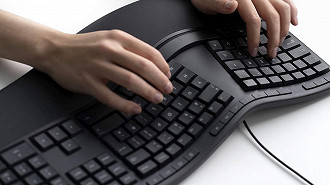 Teclado Ergonômico Microsoft. Fonte: Amazon