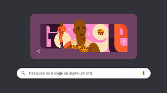 Jorge Lafond (Vera Verão) Doodle do Google hoje