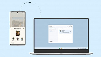 Google torna mais fácil o compartilhamento de arquivos entre smartphones Android e PCs Windows. Fonte: Google