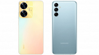 realme C55 vs Galaxy M14 5G: design