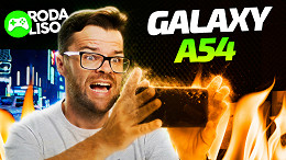 Samsung Galaxy A54 em JOGOS: Bateu o A53? 😂 // RODA LISO