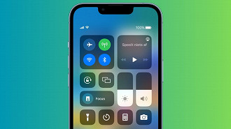 O iOS 17 deve ganhar uma nova Central de Controle. Foto: Apple/Reprodução