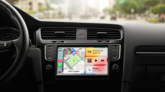 O CarPlay deve receber mais opções de controle direto do iPhone com iOS 17. Foto: Apple/Reprodução