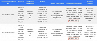 Galaxy Z Fold5 (SM-F9460) e Z Flip5 (SM-F7310) na base de dados 3C