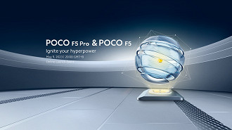 Poco F5 anúncio de lançamento; Foto: Xiaomi