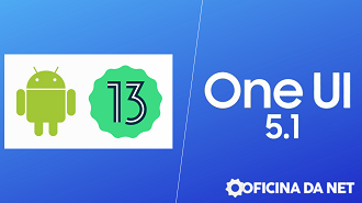 Android 13 com One UI 5.1 em ambos