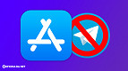 Telegram é removido da App Store no Brasil após suspensão Telegram é removido da App Store no Brasil após suspensão