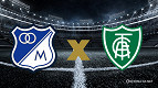 Millonarios x América-MG: onde assistir ao vivo a Sul-Americana