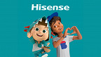 Hisense anuncia parceria com a Via para vender seus produtos no Brasil
