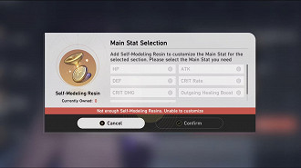 Salvage e Custom Relic em Honkai: Star Rail. Fonte: HoYoverse