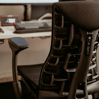 Gamer shirt Herman Miller Embody x Gaming.  Source: unsplash (photo by Jonatan Balderas Cabañas)