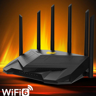 Roteador Wi-Fi 6 Asus TUF AX5400. Fonte: Aliexpress