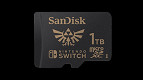 SanDisk anuncia cartão microSD de Zelda com 1TB para Nintendo Switch