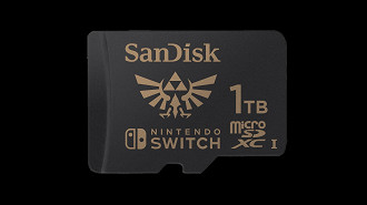 Novo cartão microSD Sandisk de Zelda com 1TB é lançado pela Western Digital. Fonte: WesternDigital