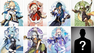 Personagens que irão participar do evento principal de Genshin Impact 3.8. Fonte: HoYoverse